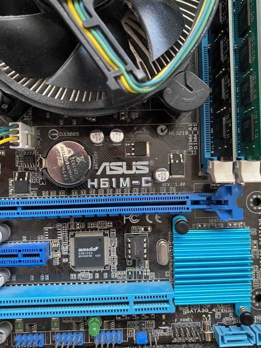 Ігровий комплект core i5 3570k,Материнська плата Asus H61M-C,16GBddr3
