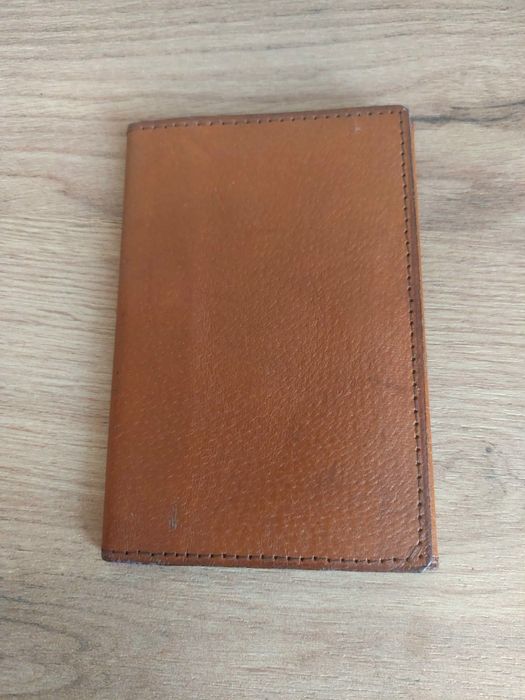 Zestaw organizer Memofix portfel etui na dokumenty paszport skóra pakiet