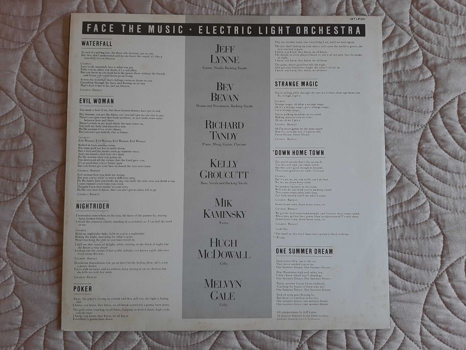 Electric Light Orchestra - Face The Music - Europa - Vinil LP