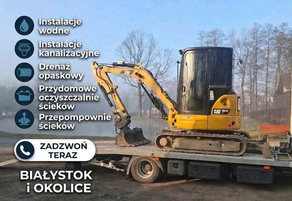 Budowa instalacji sanitarnych: Woda, Kanalizacja, Drenaże, Szamba, Gaz