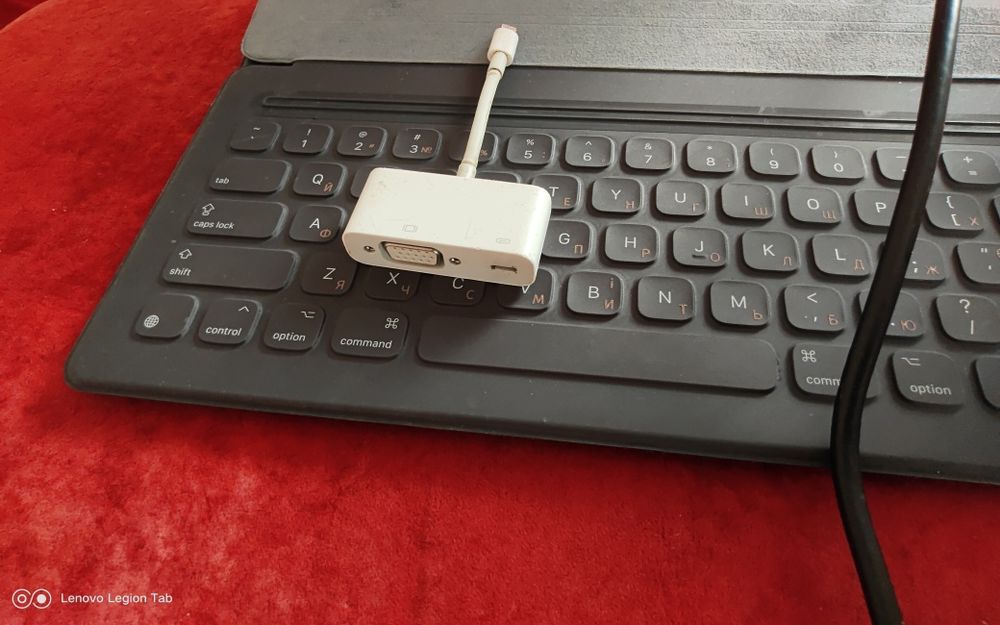 оригиальный Apple-VGA адаптер переходник  Lightning VGA+lighting HDMI