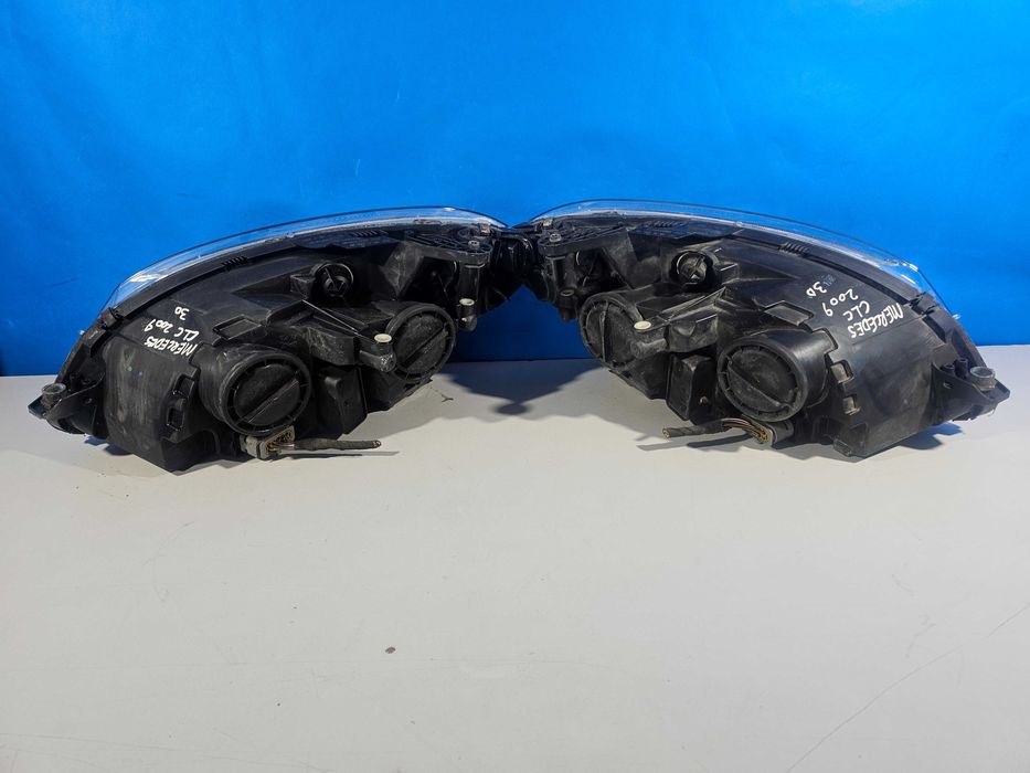 Mercedes C W204 Lampy Przód Przednie Komplet Lewa + Prawa H7 EU IGŁA