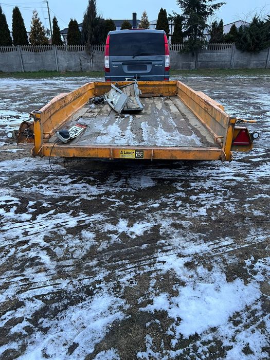 Przyczepka do przewozu mini koparki 3500 dmc