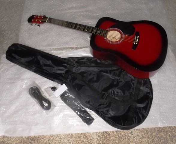 Guitarra western de várias cores MSA