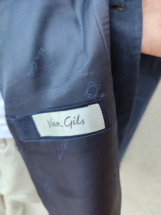 Marynarka męska Van Gils r. 54 100% len
