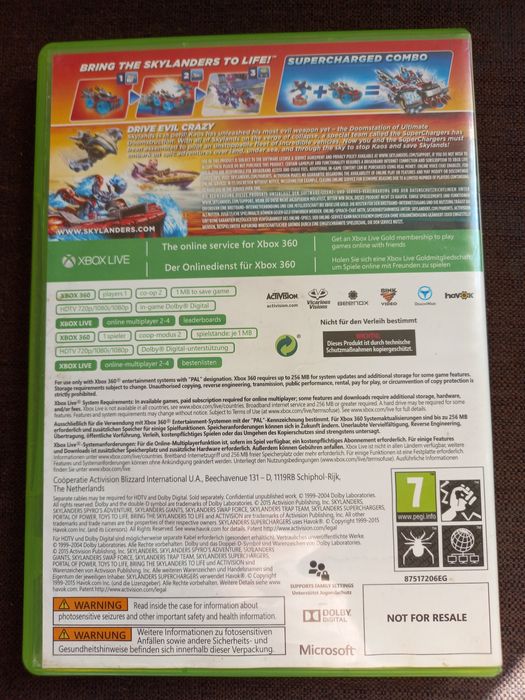 Gra Skylanders Superchargers na xbox 360