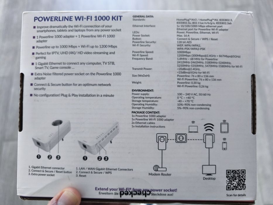 Powerline/Extensor de Rede