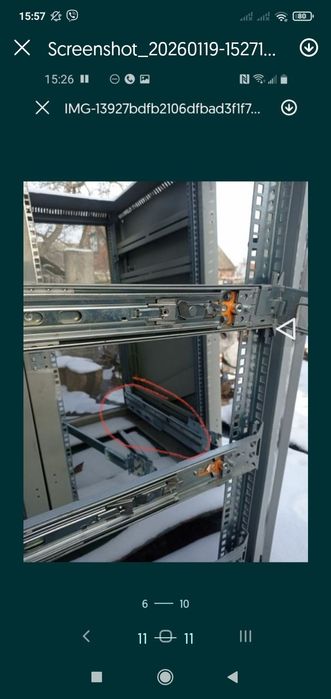 Шафа серверна на запчастини