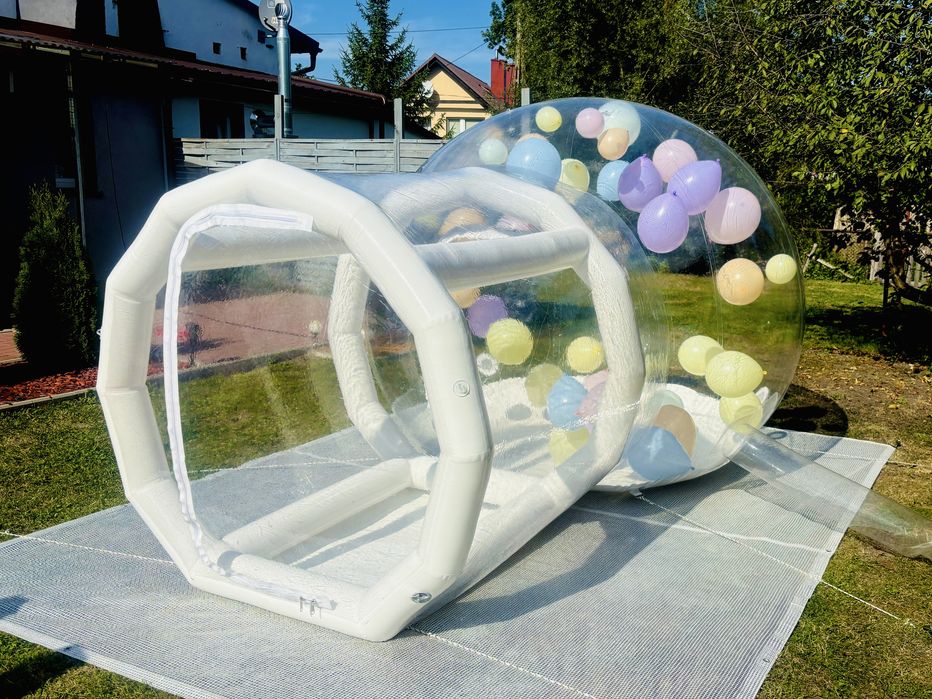 Dmuchana bańka, Bubble House, Dmuchana kula z wirującymi balonami