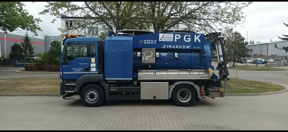 MAN TGS 18.320  WUKO, pojazd do czyszczenia kanalizacji