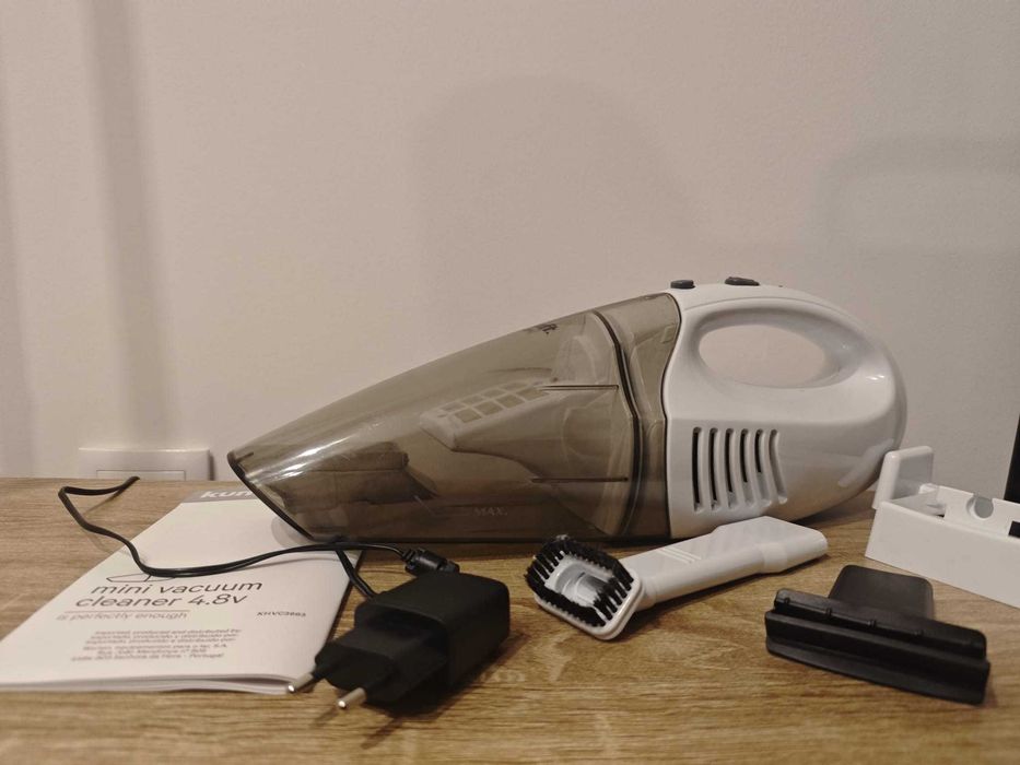 Mini Aspirador Kunft KHVC3663 4,8v com caixa e acessórios