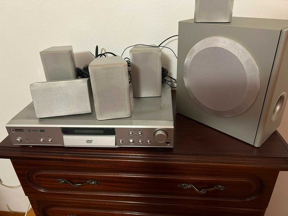 Sistema de Cinema em Casa Mustek – Som Surround Dolby Digital + Subwoofer
