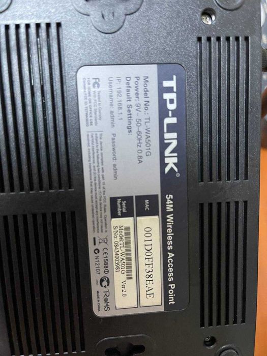 Wi-Fi Точка доступу TP-LINK TL-WA501G