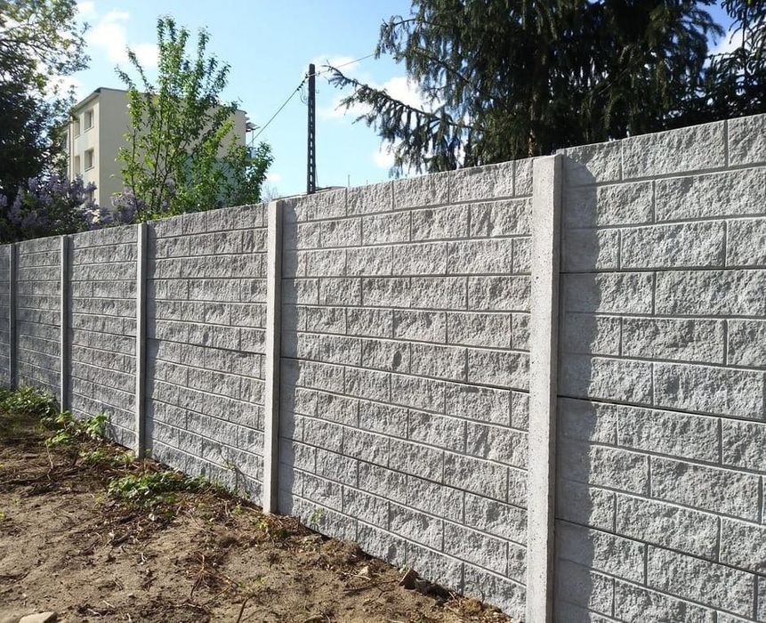 Ogrodzenia betonowe montaż ogrodzeń