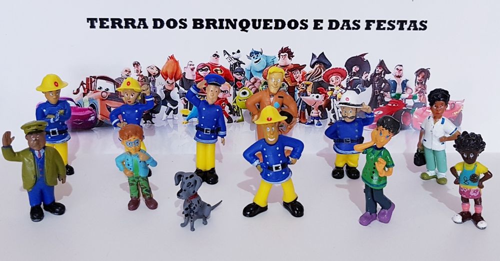 12 pcs / Bombeiro Sam (Portes Incluídos)64285003525379120