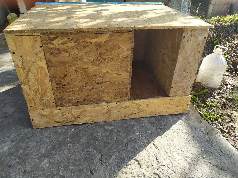 Будка термо для собаки из сип панелей