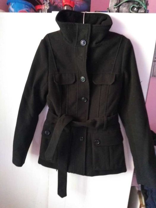 Płaszcz krótki czarny