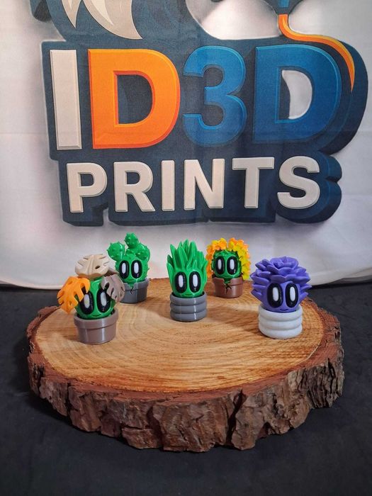 Impressão 3D - Coleção de Plantas (mini) conjunto 2/3 (Preço Sob-consulta)