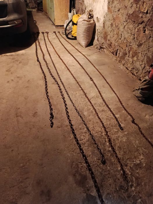 Łańcuchy 10 szt od 3 do 3.5 m
