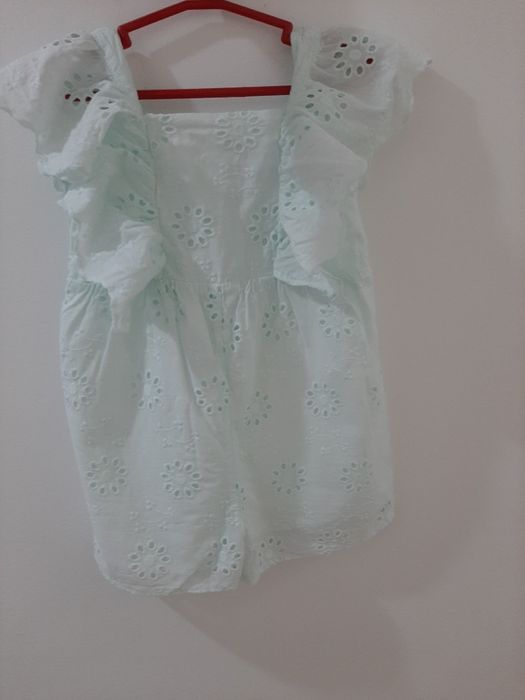 Macacão da Zara Azul Claro