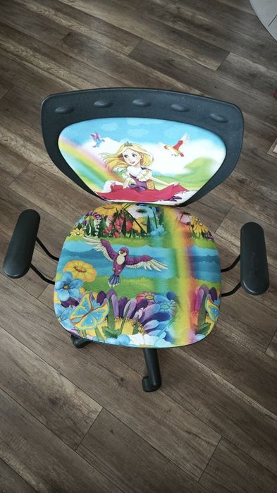 Krzesło obrotowe do biurka Princess dla dziewczynki