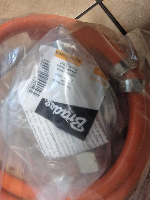 NOWY reduktor gazowy do butli 11kg Bradas opaski wąż do gazu 1 m