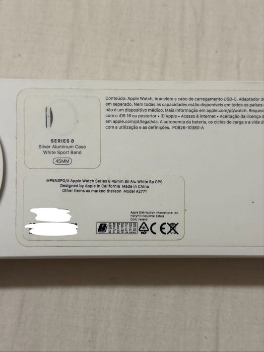 Apple watch series 8 silver 45 mm