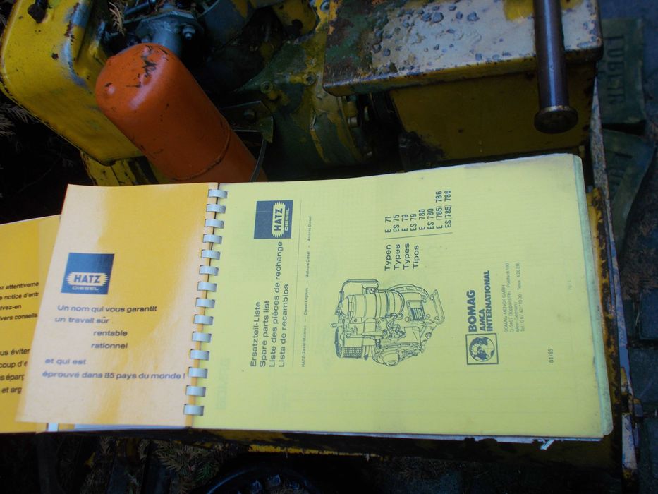 walec zageszczarka prowadzony BOMAG BW 65