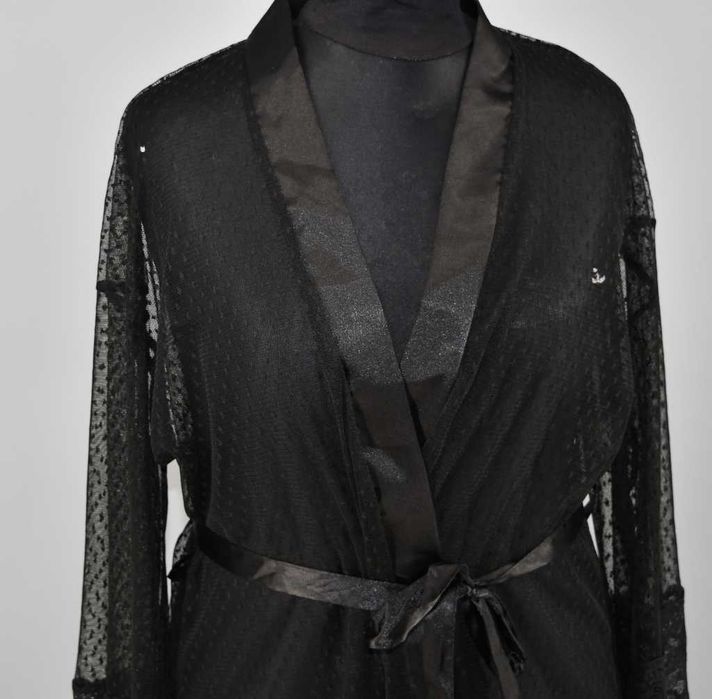 Cienki koronkowy szlafrok Venus 48/50