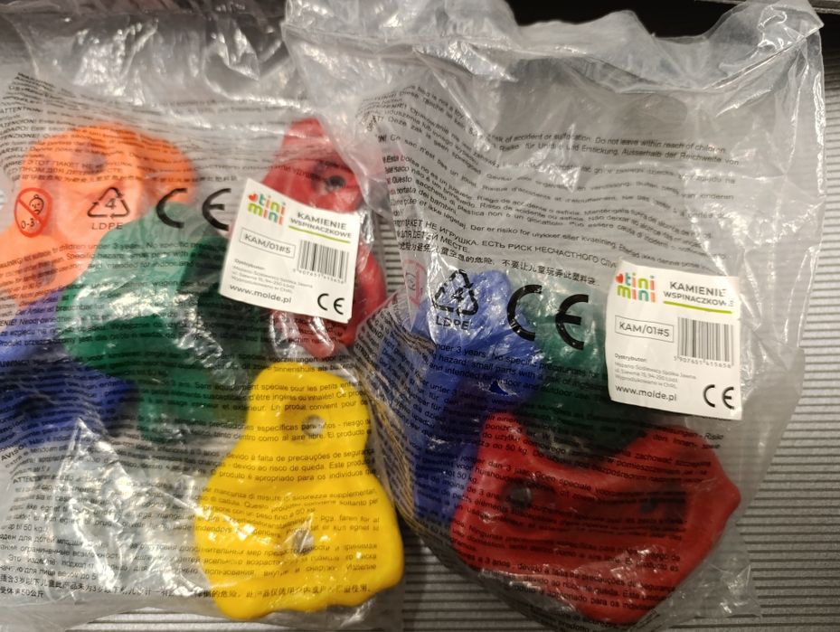 Kamienie wspinaczkowe 8 sztuk