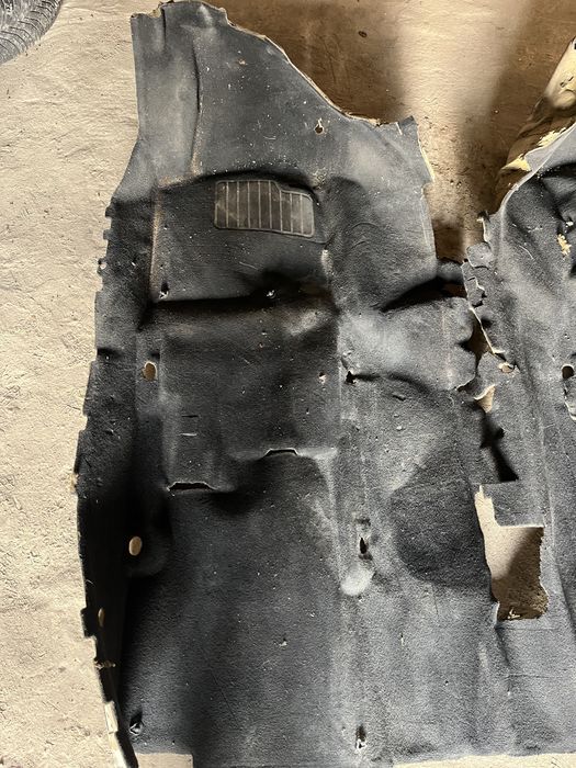 Кавролин, ковер bmw e34 серый/черный потолок е34