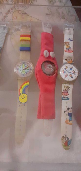 Varios Religios swatch e caixaacriluca