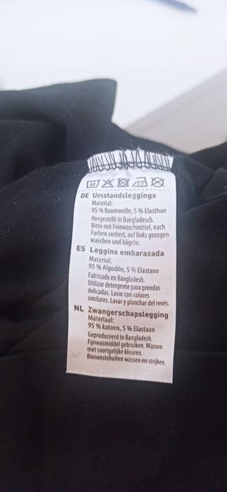 Getry ciążowe czarne  damskie L
