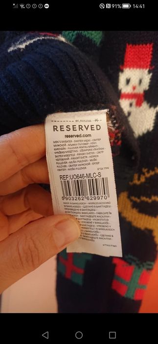 Sweter świąteczny. Reserved. M