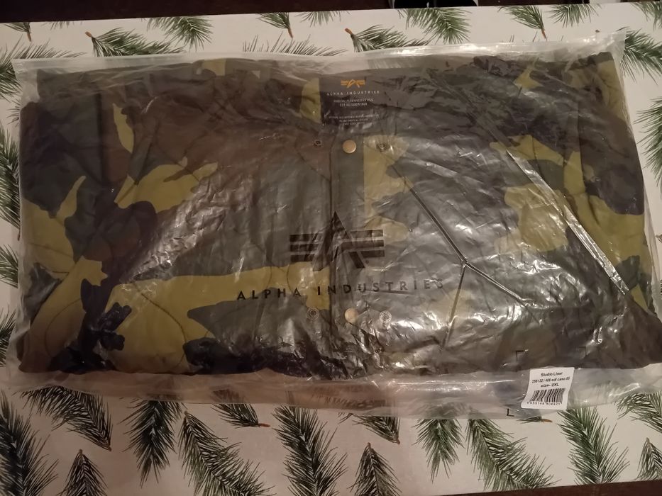 Alpha industries kurtka męska moro duża 2xl xxl jak 3xl loose fit