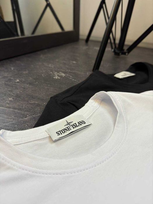 TOP! Футболка Stone Island. Мужская футболка стоник. Люкс 1 к1