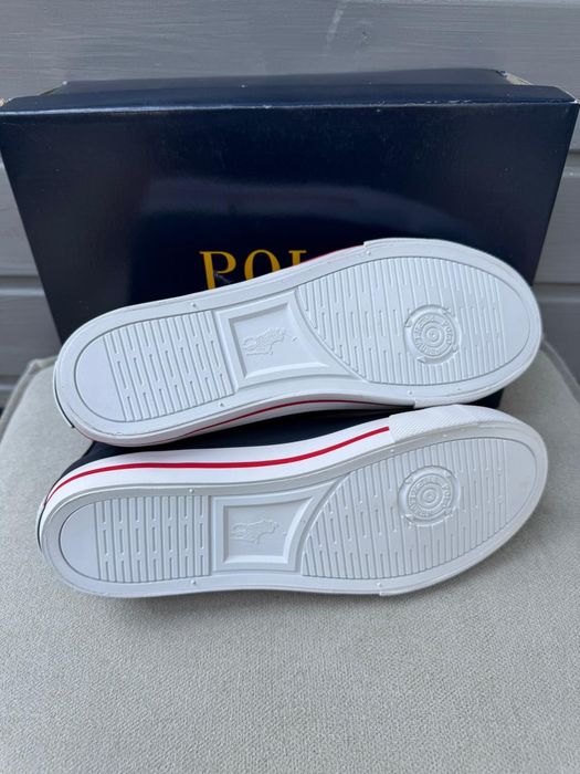 Nowe sneakersy trampki wysokie POLO RALPH LAUREN granatowe 39