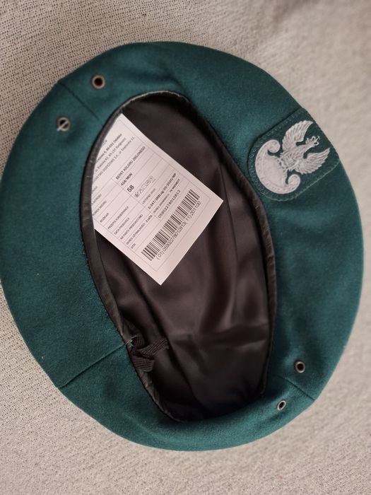 Beret WP Zielony Wojsk Lądowych MON rozmiar 58.