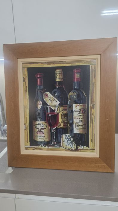 Quadro bordado à mão
