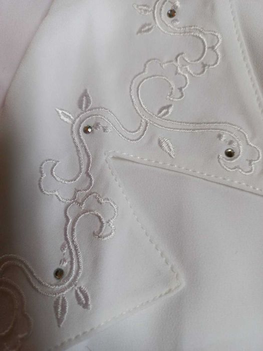 Блуза белая нарядная Блуза белая Блуза черная р. 48-52 Цена за все три