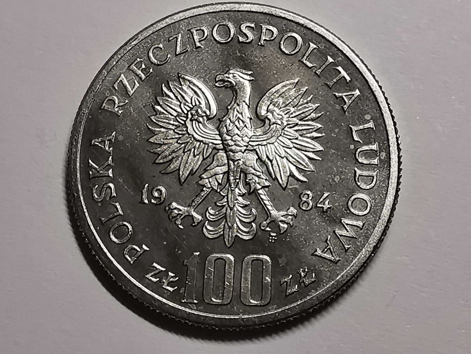 Moneta 40 Lat PRL 100 złoty 1984r.