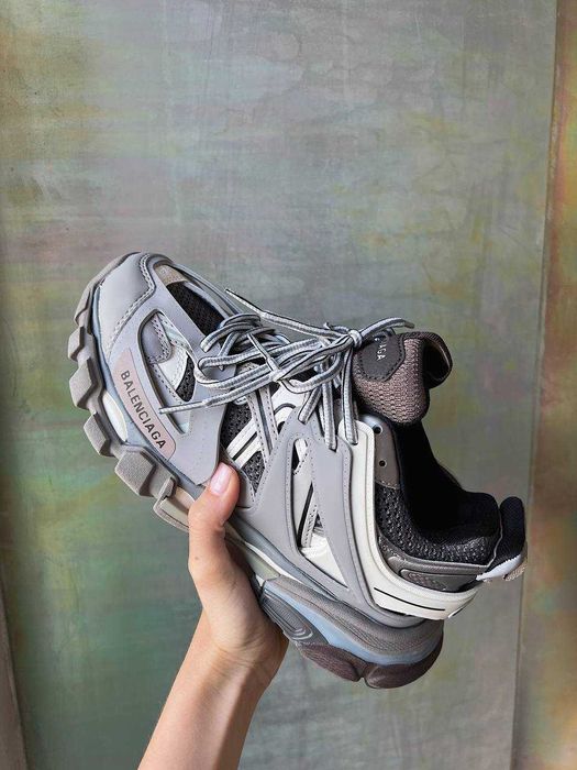 Мужские кроссовки Balenciaga Track 3.0 Grey Premium. 40-45