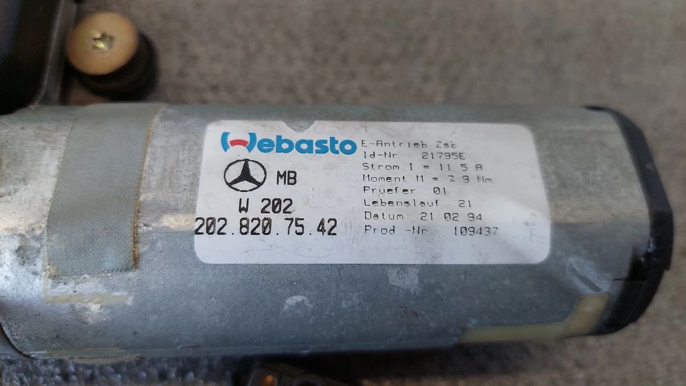 Motor do teto de abrir MERCEDES-BENZ Classe C (W202)