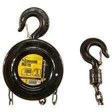 Таль цепна лебёдка талька ланцюгова 1 2 3 тонны 3метра INTERTOOL Акція
