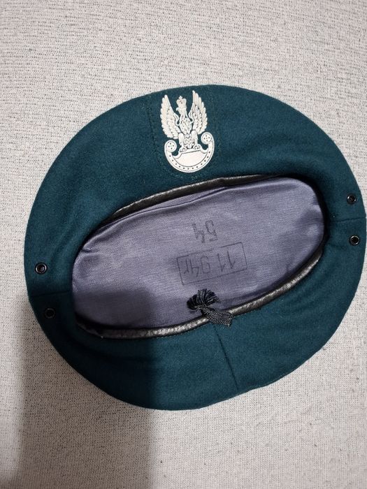 Beret Zielony Wojsk Lądowych WP MON rozmiar 54.