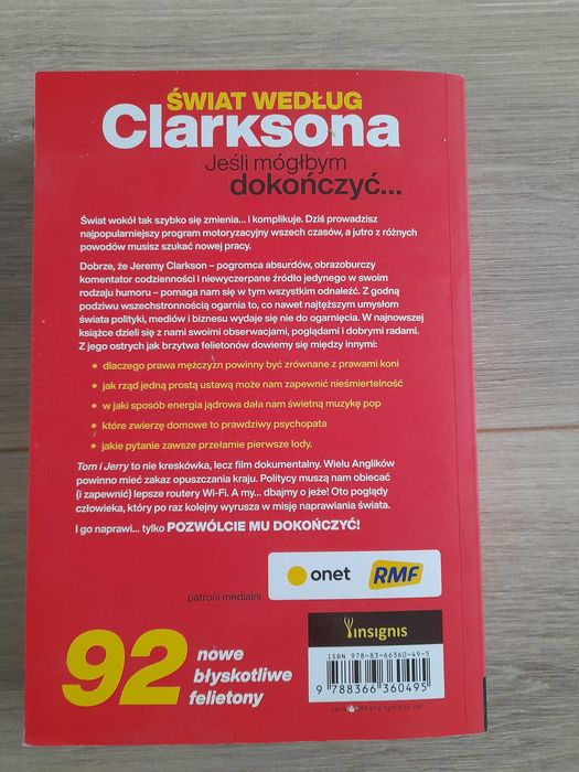 Swiat wg Clarksona. Jeśli mógłbym dokończyć..