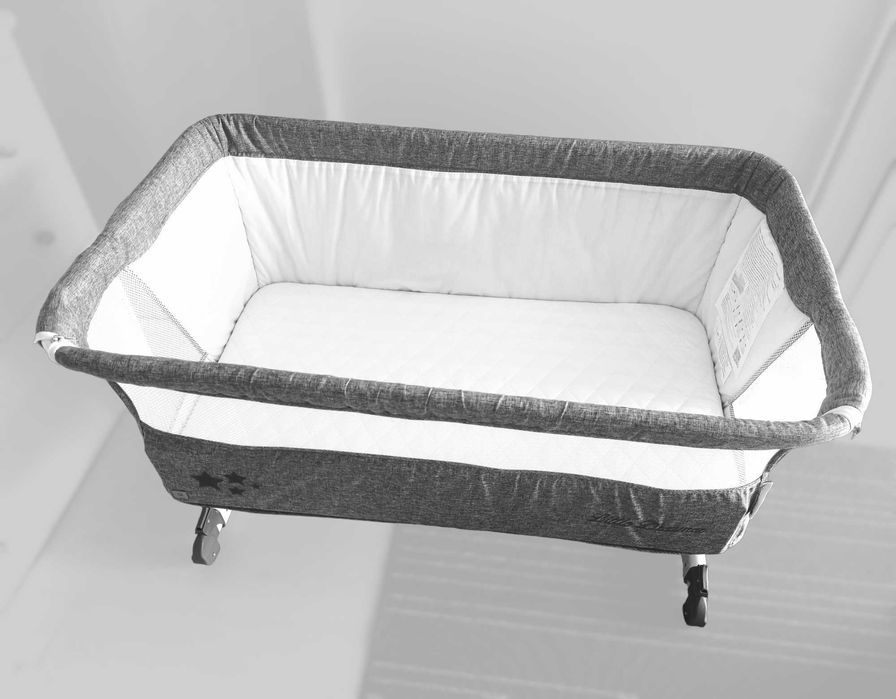Berço co-Sleeping Asalvo Cinza