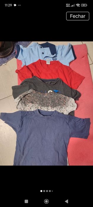 T-shirts T-shirts menino dos 6 anos ao 8 anos,