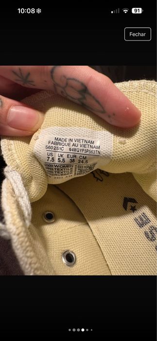 All star converse plataforma