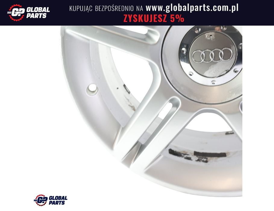 Audi A4 B7 Felga Aluminiowa Srebrna 17" ET:45 7,5J 8E